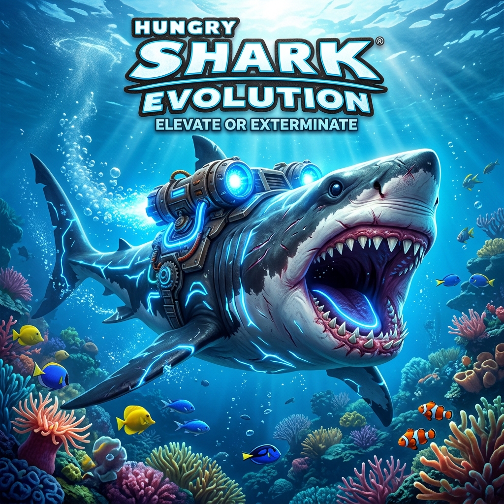 Hungry Shark Hero Wallper